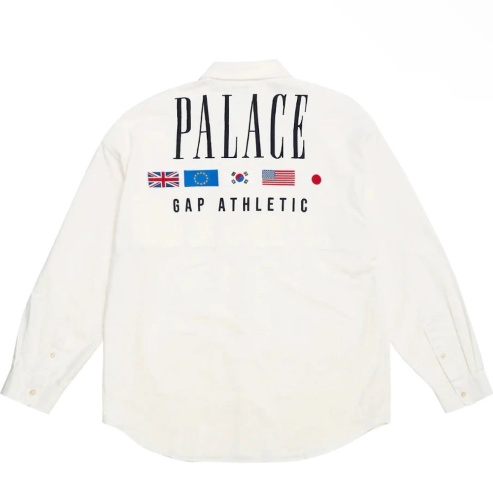 NWT PALACE x GAP DROP SHOULDER OXFORD BUTTON UP SHIRT SIZE MENS SMALL OR LARGE